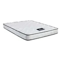 Giselle Bedding Pocket Spring Tight Top Foam Queen Size Mattress in White Queen