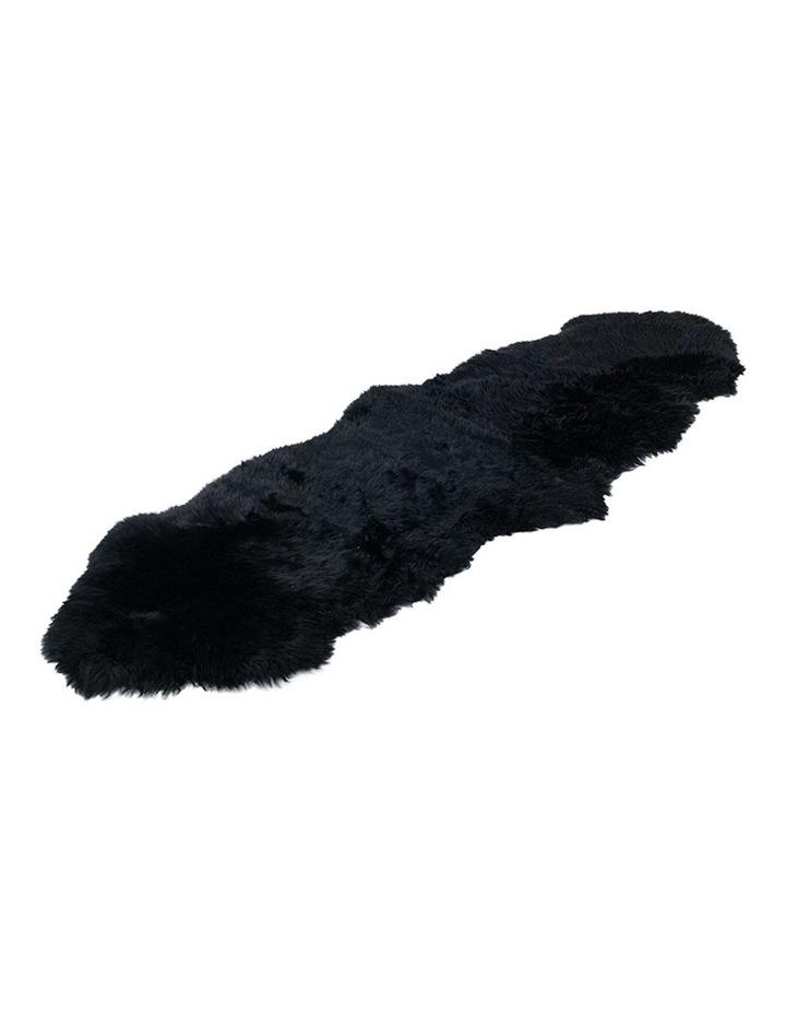 Naturally Sheepskins Naturally Sheepskins Long Wool Sheepskin Rug Double (Black)
