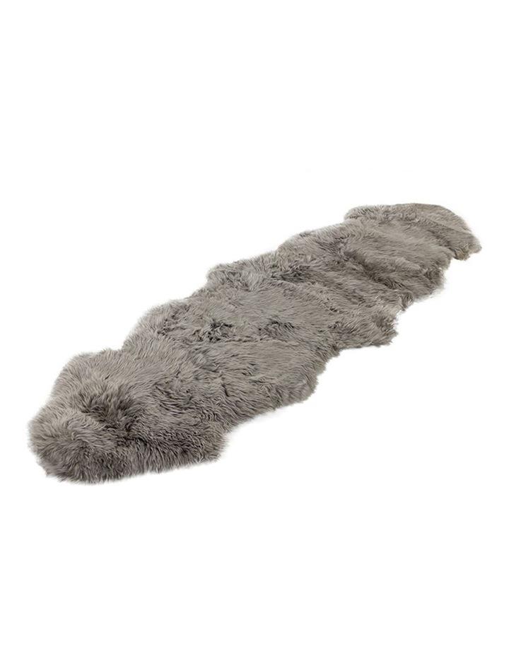 Naturally Sheepskins Long Wool Sheepskin Rug Double in Grey