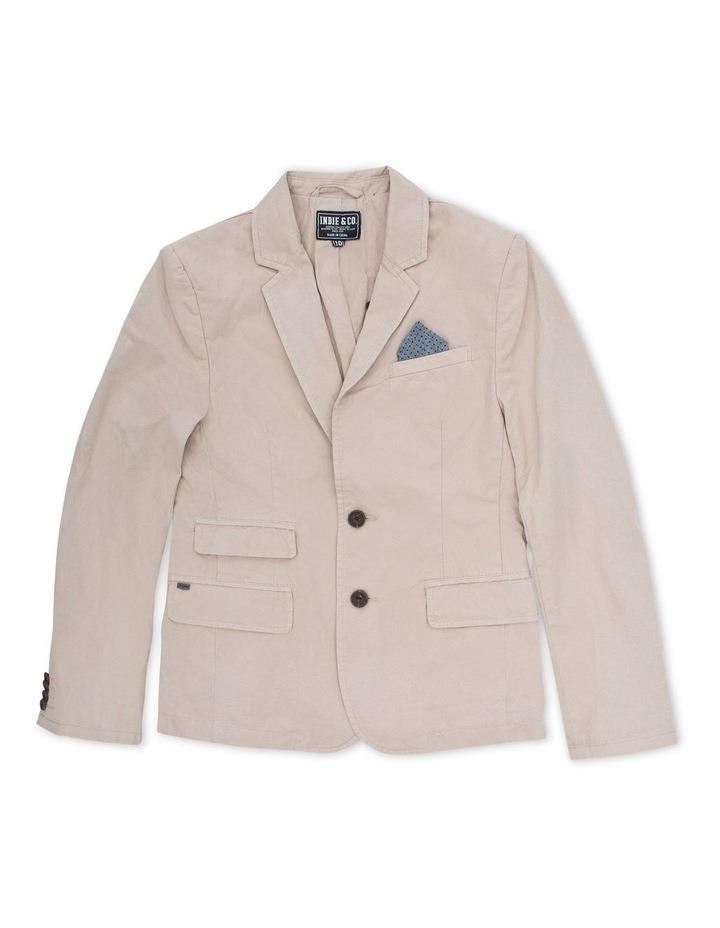 Indie Kids by Industrie The Casual Blazer Jacket (000-2 years) in Talc Stone 0