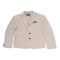 Indie Kids by Industrie The Casual Blazer Jacket (000-2 years) in Talc Stone 1