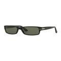 Persol PO2747S-57 Black Polarised Sunglasses Green