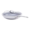 GreenPan Premiere Covered Wok 30cm/4.74L in Stainless Steel Silver