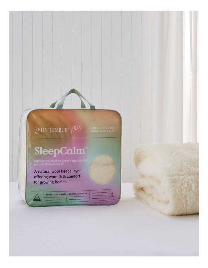 MiniJumbuk Wool Fleece Mattress Topper White Double