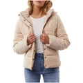 All About Eve Cali Cord Puffer White 12