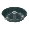 MasterCraft Heavy Base Fluted Ring Cake Pan 25cm in Carbon Black