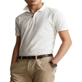 Polo Ralph Lauren Custom Slim Fit Stretch Mesh Polo Shirt White L