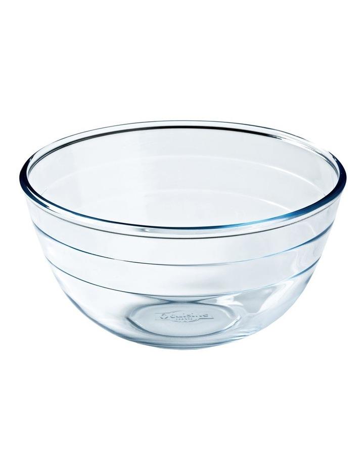 O' Cuisine Mixing Bowl 24cm/3L in Glass Clear