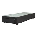 Sealy Space Saver 1 Drawer End Base Graphite Nearly Blk Half Queen