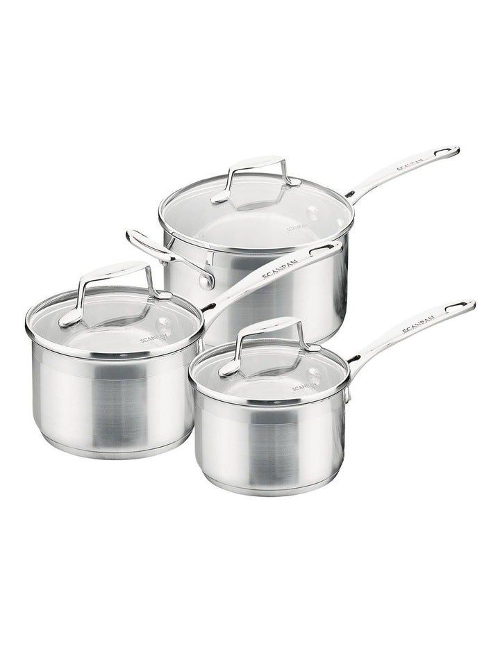 Scanpan Impact 3 Piece Saucepan Set