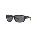 Arnette AN4256 Bushwick Black Polarised Sunglasses Grey
