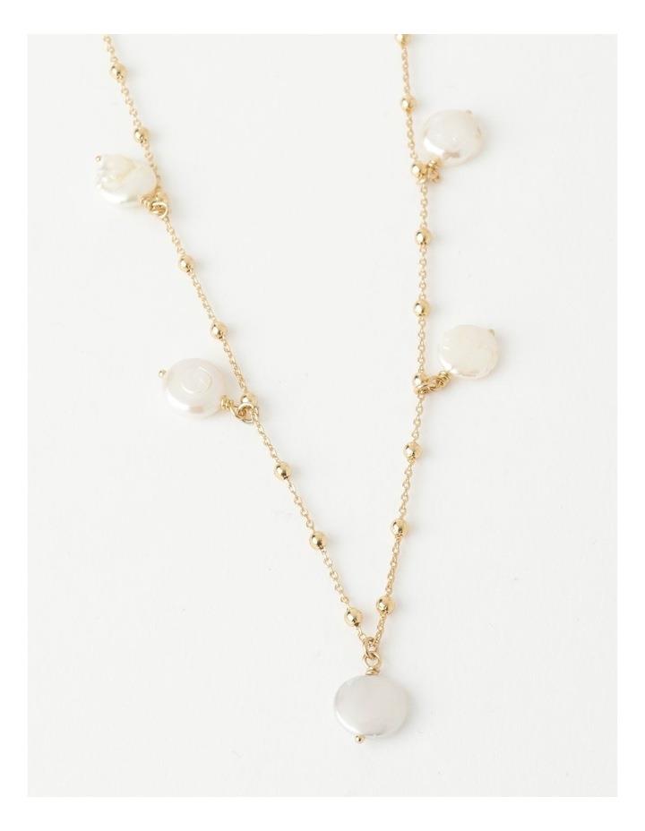 Basque Station Pearl Short Necklace in Gold