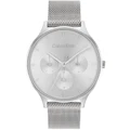 Calvin Klein Timeless Mesh Multifunction Grey Stainless Steel Watch 25200104 Grey