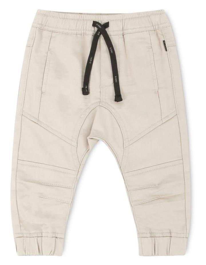 Indie Kids by Industrie Arched Drifter Pant (0-2 years) in Stone 0