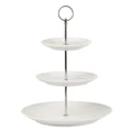 Maxwell & Williams White Basics 3 Tiered Cake Stand Gift Boxed