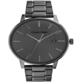 Calvin Klein Linked Bracelet For Him Ionic Plated Grey Steel Watch 25200054 Grey