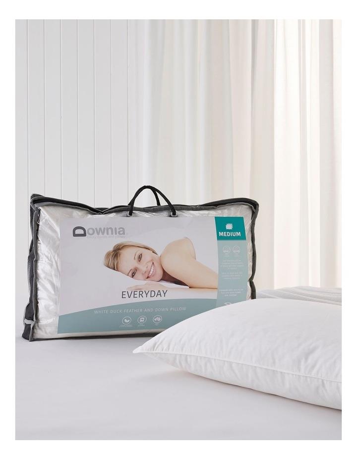 Downia Everyday Duck Feather and Down Pillow in White