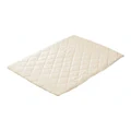 My Brest Friend Quilted Travel Cot Fitted Padded Sheet Cream