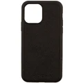 Mocha Jane Black iPhone 12 Pro Max Leather Hard Case Black