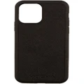 Mocha Jane Black iPhone 12 Mini Leather Hard Case Black