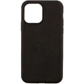 Mocha Jane Black iPhone 12 Mini Leather Hard Case Black