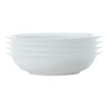 Maxwell & Williams Cashmere Soup Cereal Bowl 18cm Set of 4 in White