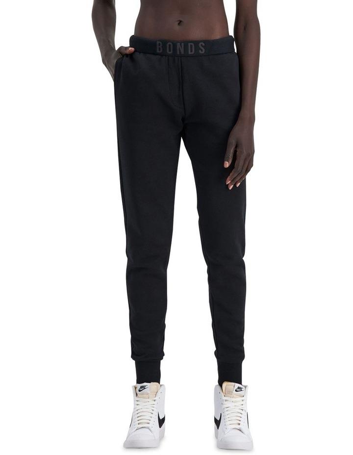 Bonds Originals Logo Skinny Trackie Pants in Black XL