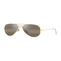 Ray-Ban Aviator Chromance Gold Polarised Sunglasses Gold