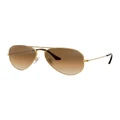 Ray-Ban Aviator Gradient Gold RB3025 Sunglasses Gold
