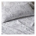 Beau & Bonnie Constellations Flanelette Cotton Sheet Set in White King Sheet Set