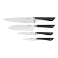 Jamie Oliver by Tefal The Kitchen Knife 4 Piece Set in Black/Stainless Steel