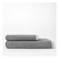 Australian House & Garden Linen & Cotton Towel Range in Charcoal Hand Towel