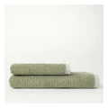 Australian House & Garden Linen & Cotton Towel Range in Green Hand Towel