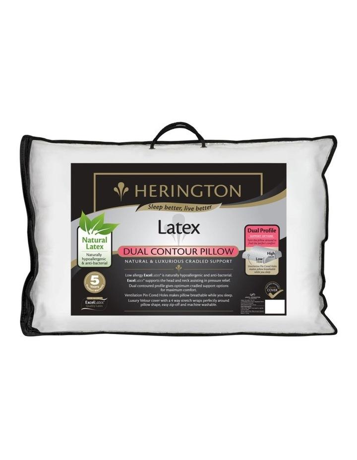 Jaspa Herington Latex Contour Pillow White