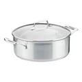 Scanpan Impact Dutch Oven 24cm/4.8 Litre in Stainless Steel Silver