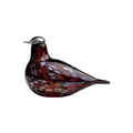 IITTALA Oiva Toikkas Ruby Bird 12.5cm Glass Ornament Cranberry Red Cranberry 12.5cm