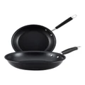 Anolon Advanced+ Nonstick Induction Open French Skillet Twin Pack 25/30cm Black