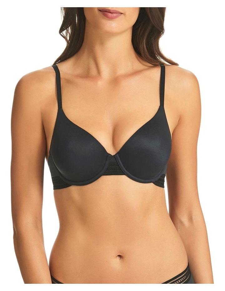 Fine Lines Supersoft Convertible T-shirt Bra in Black 16 DD