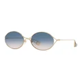 GUCCI GG0253S Black Sunglasses Blue One Size