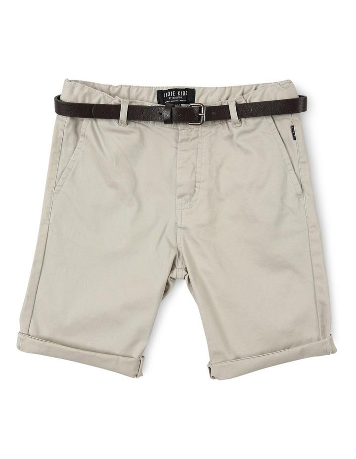 Indie Kids by Industrie Cuba Chino Short (8-16 years) in Talc Tan 12