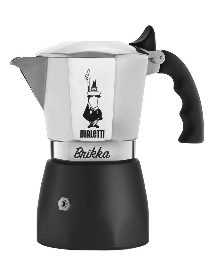 Bialetti Brikka Silver/Black 4 Cup Coffee Maker
