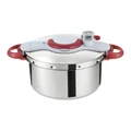 Tefal Perfect 9L Pressure Cooker in Red/Light Grey Silver