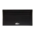 Lacoste Leather Card Holder in Black