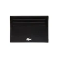 Lacoste Leather Card Holder in Black