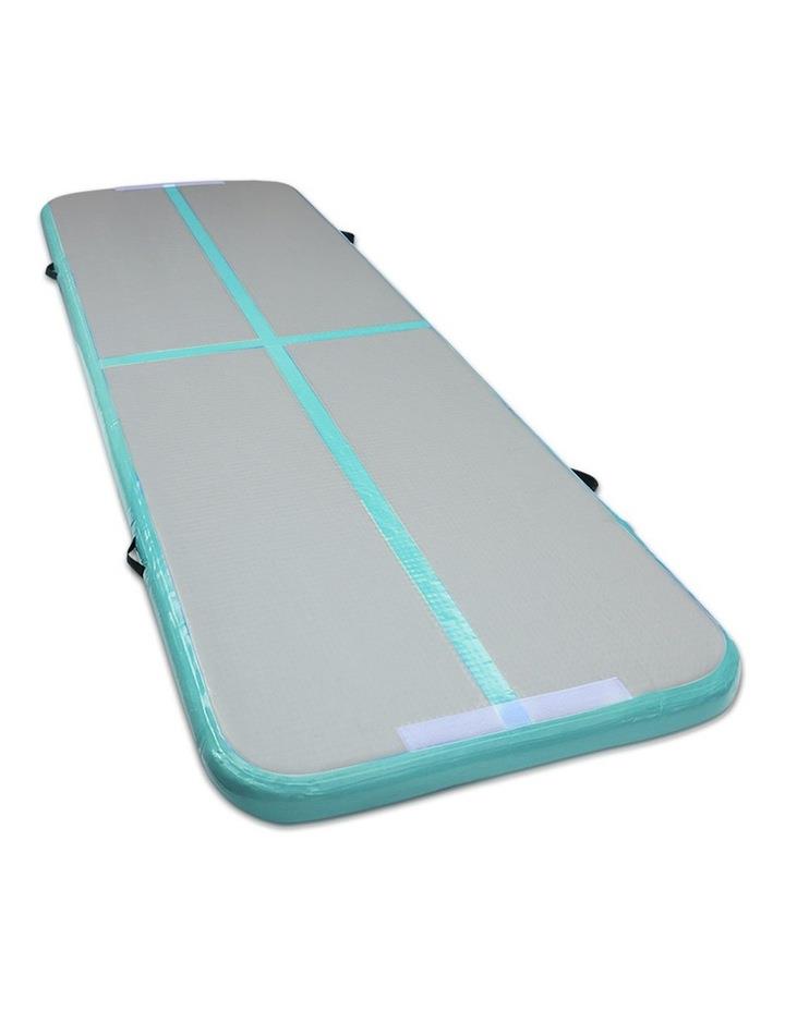 Everfit Air Track 3mx100cm Inflatable Mat For Gymnastic Tumbling Mint/Grey Mint
