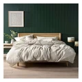 Linen House Nimes Quilt Cover Set In Natural King