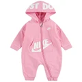 Nike Hooded Baby Coverall Pink 0 Months