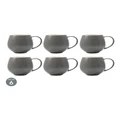 Maxwell & Williams Tint Snug Mug 450ML Charcoal Set of 6 Grey