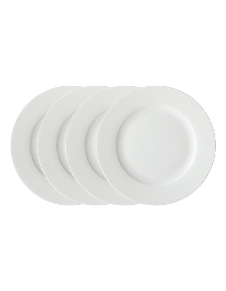 Maxwell & Williams White Basics Rim Dinner Plate 27.5cm Set of 4
