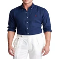 Polo Ralph Lauren Classic Fit Linen Shirt Navy XL